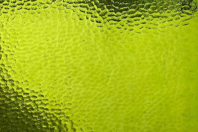 Sea Glass Lime Green Hammered